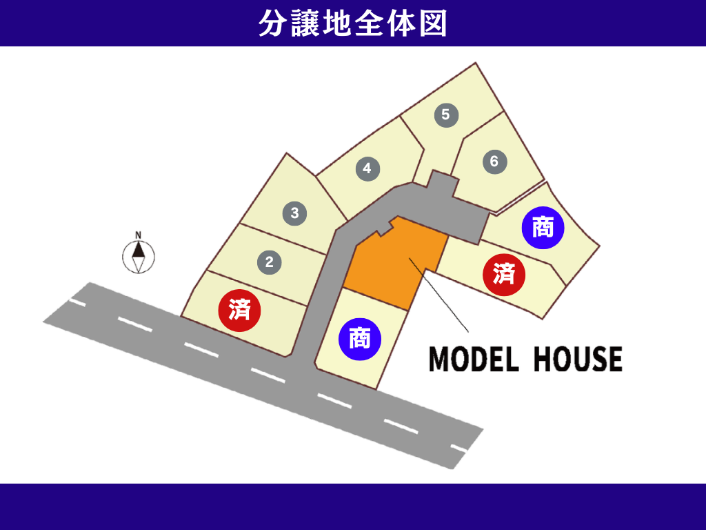 ハーモニアテラス竹松本町区画図